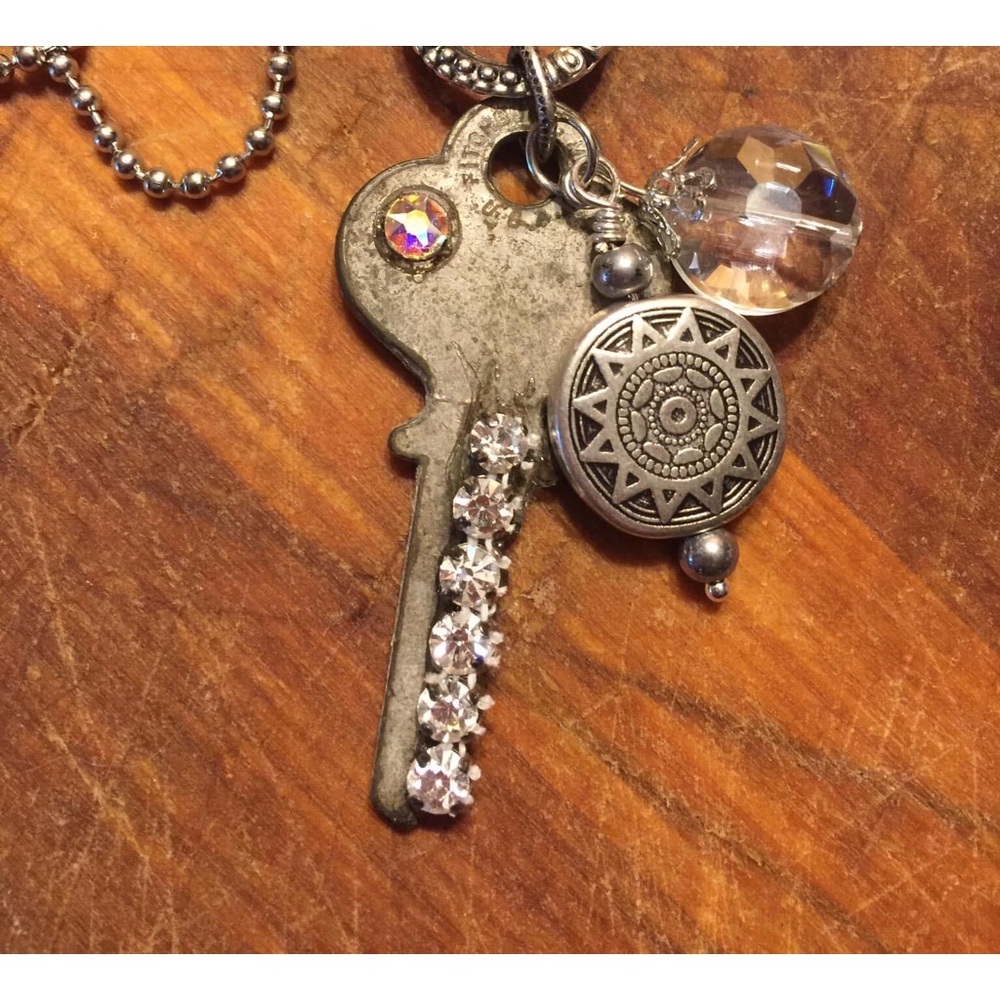 Hand Crafted Key Necklace.